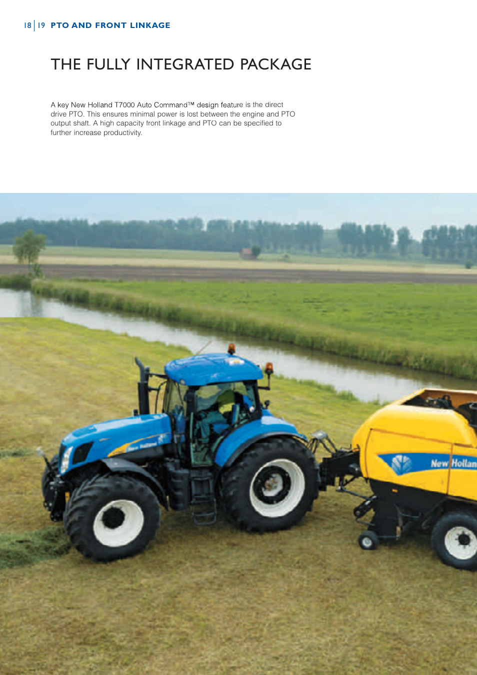 The fully integrated package | New Holland AUTO COMMAND T7OOO User Manual | Page 18 / 24