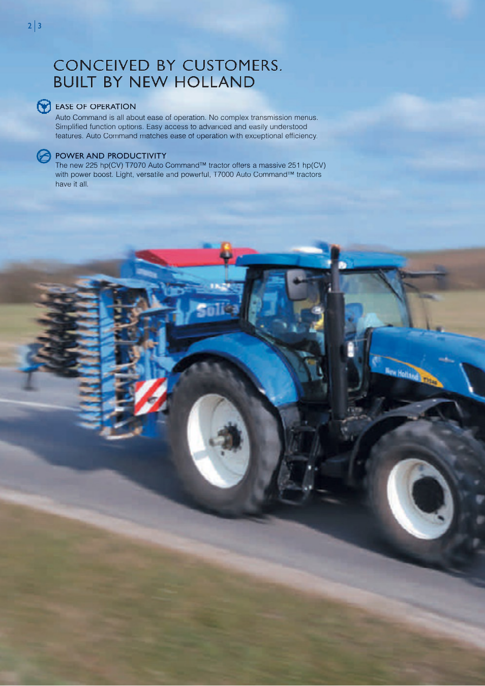 New Holland AUTO COMMAND T7OOO User Manual | Page 2 / 24