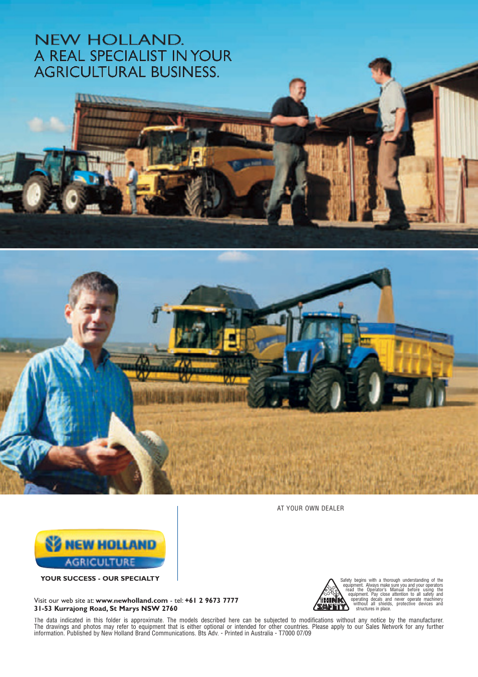 New Holland AUTO COMMAND T7OOO User Manual | Page 24 / 24