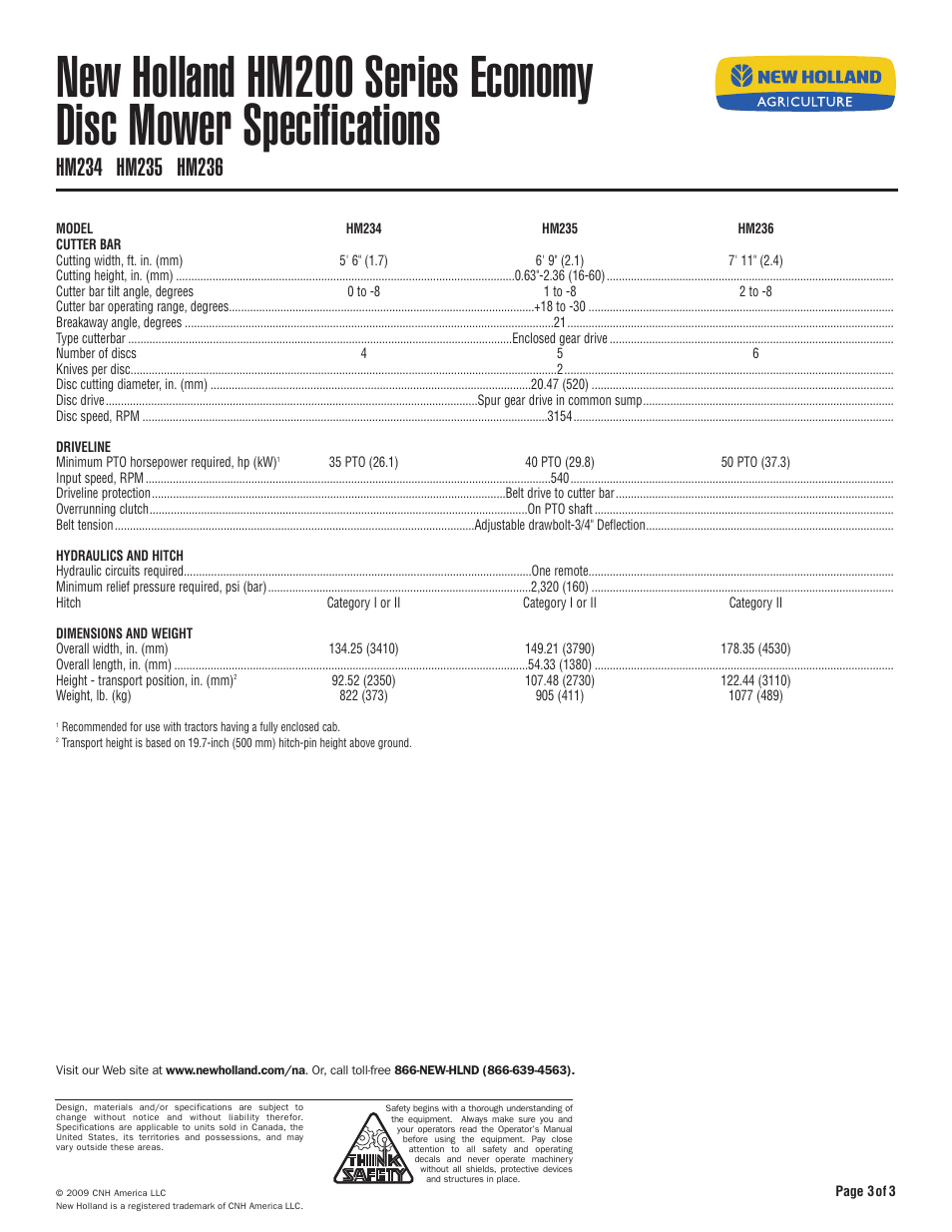 New Holland H6730 User Manual | Page 3 / 3