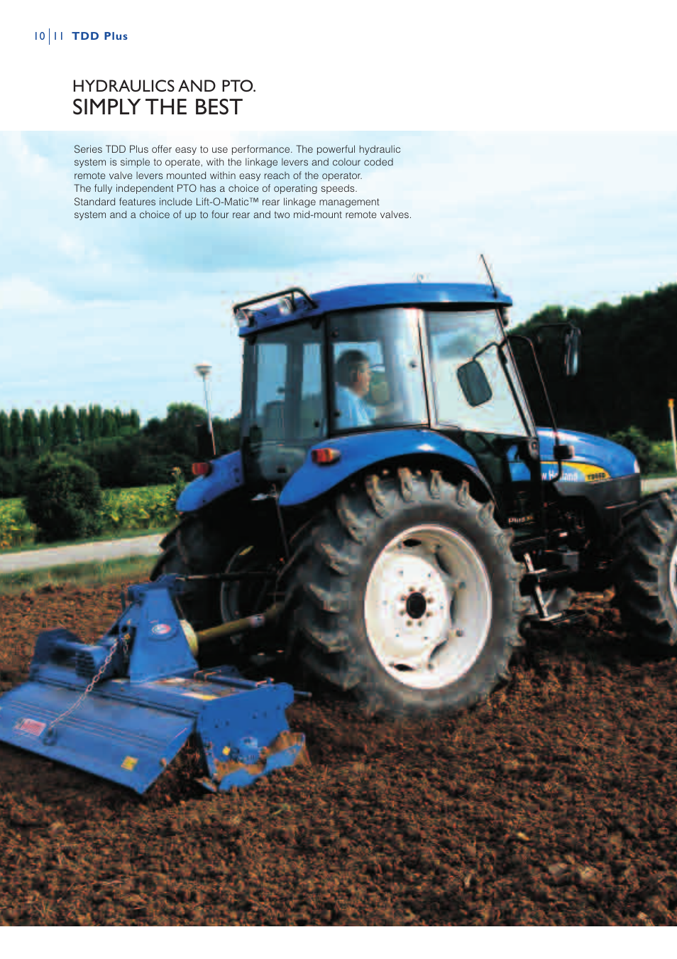Simply the best | New Holland TDD PLUS TD80D PLUS User Manual | Page 10 / 16