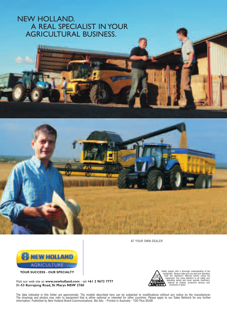 New Holland TDD PLUS TD80D PLUS User Manual | Page 16 / 16