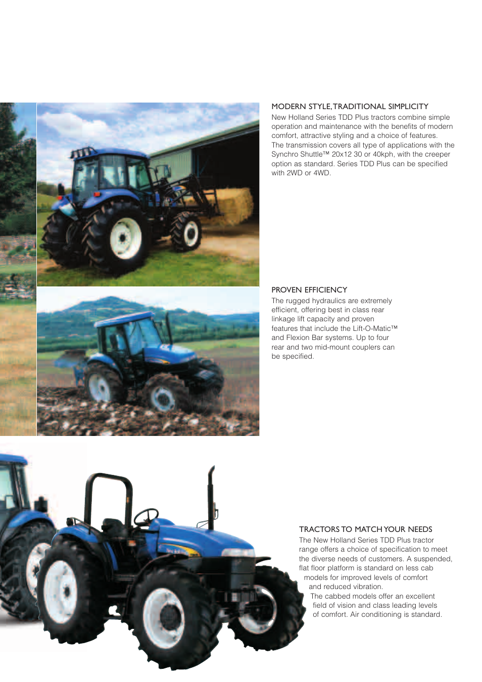 New Holland TDD PLUS TD80D PLUS User Manual | Page 3 / 16