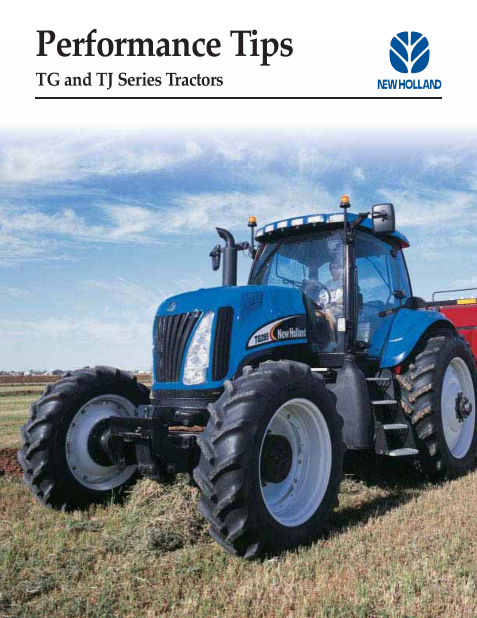 New Holland TG Series User Manual | 36 pages