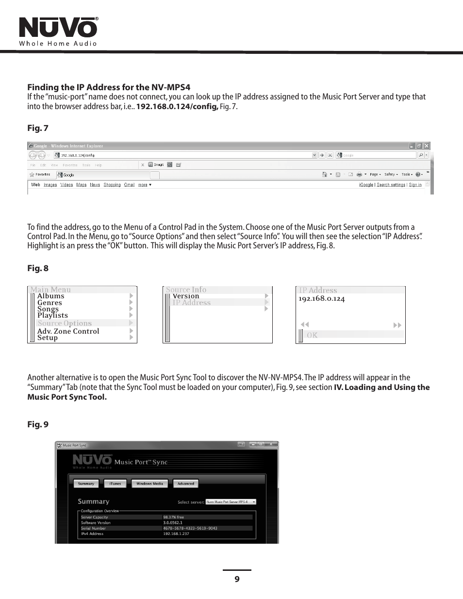 Accessing remote config | Nuvo NV-MPS4 User Manual | Page 13 / 24