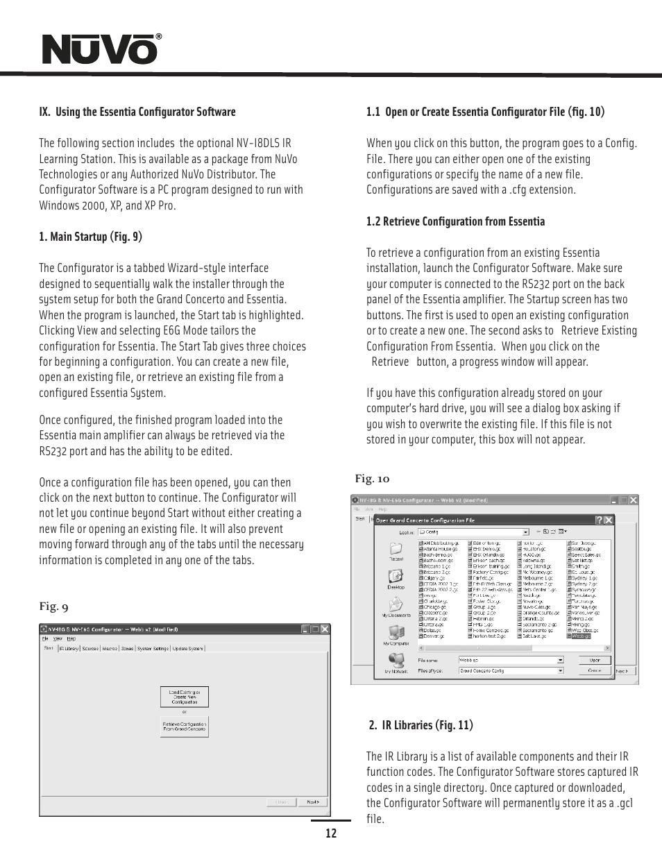 Configurator/startup | Nuvo Essentia Six-Source User Manual | Page 15 / 44