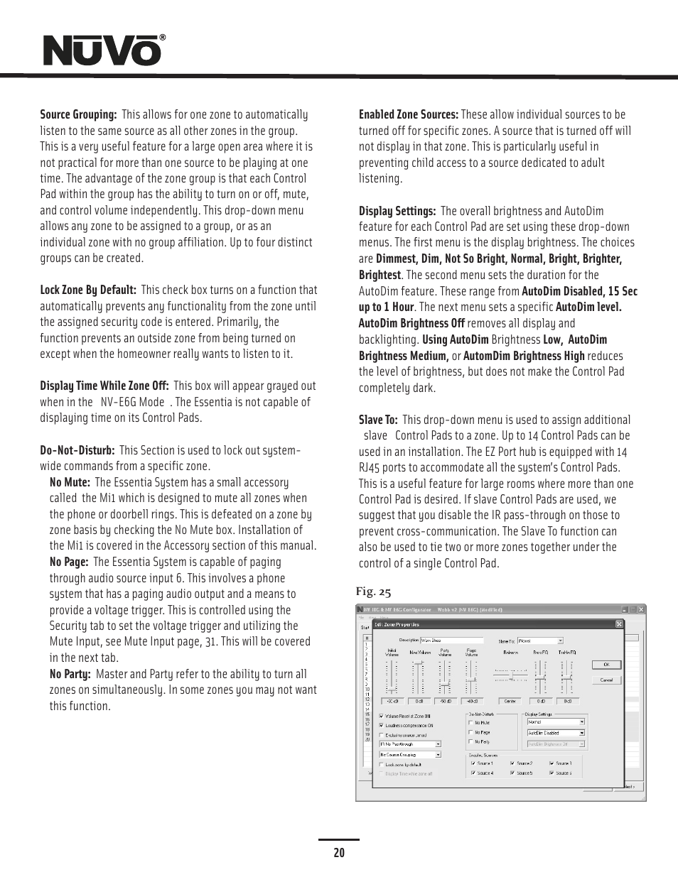 Configurator | Nuvo Essentia Six-Source User Manual | Page 23 / 44