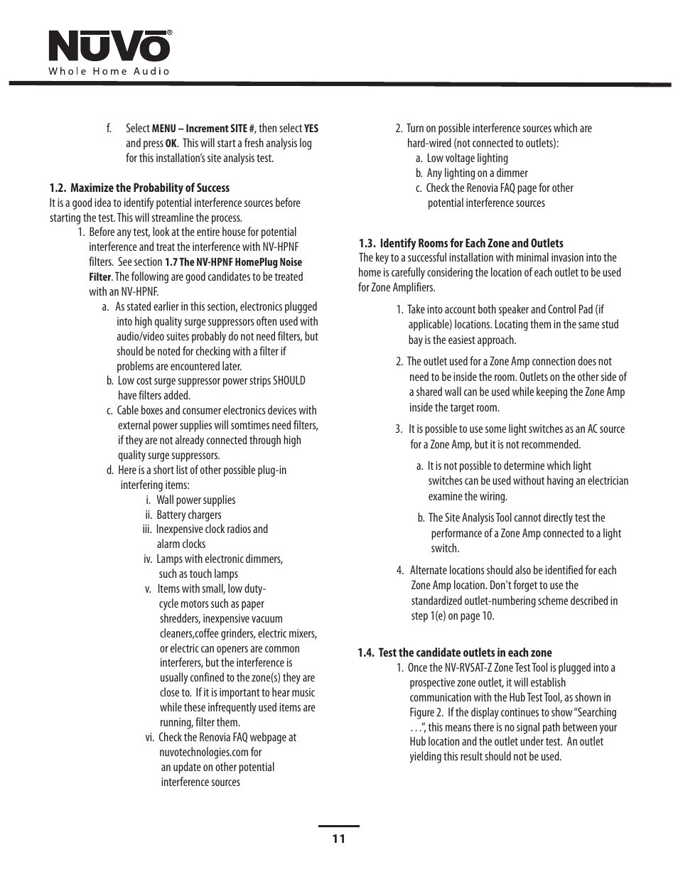 Nuvo Stereo System User Manual | Page 19 / 64