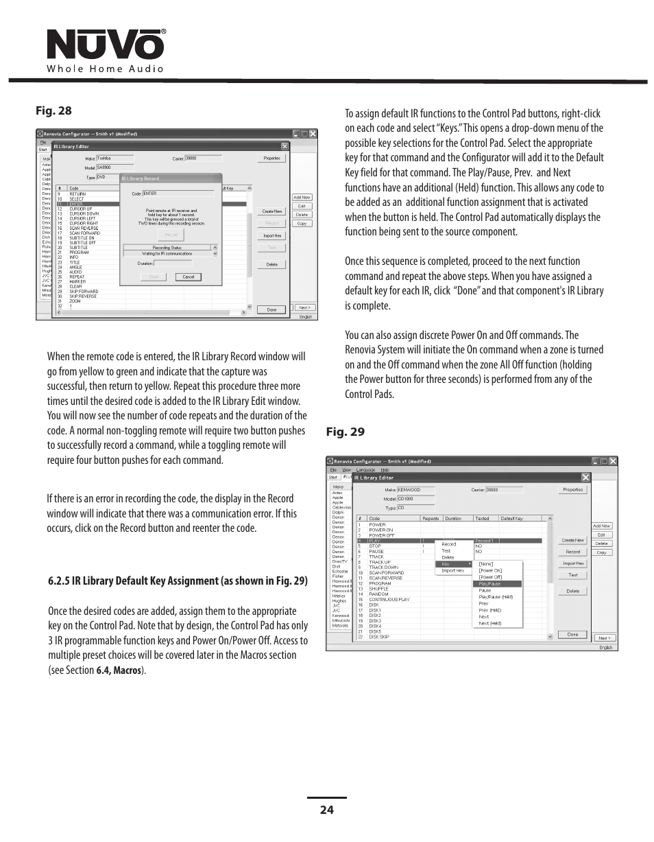 Nuvo Stereo System User Manual | Page 32 / 64