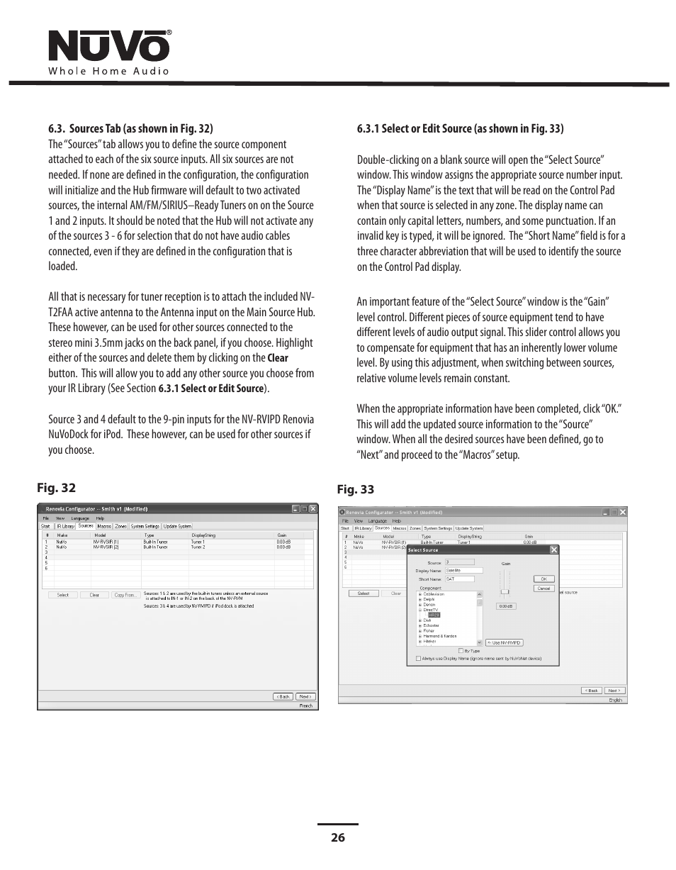 Nuvo Stereo System User Manual | Page 34 / 64