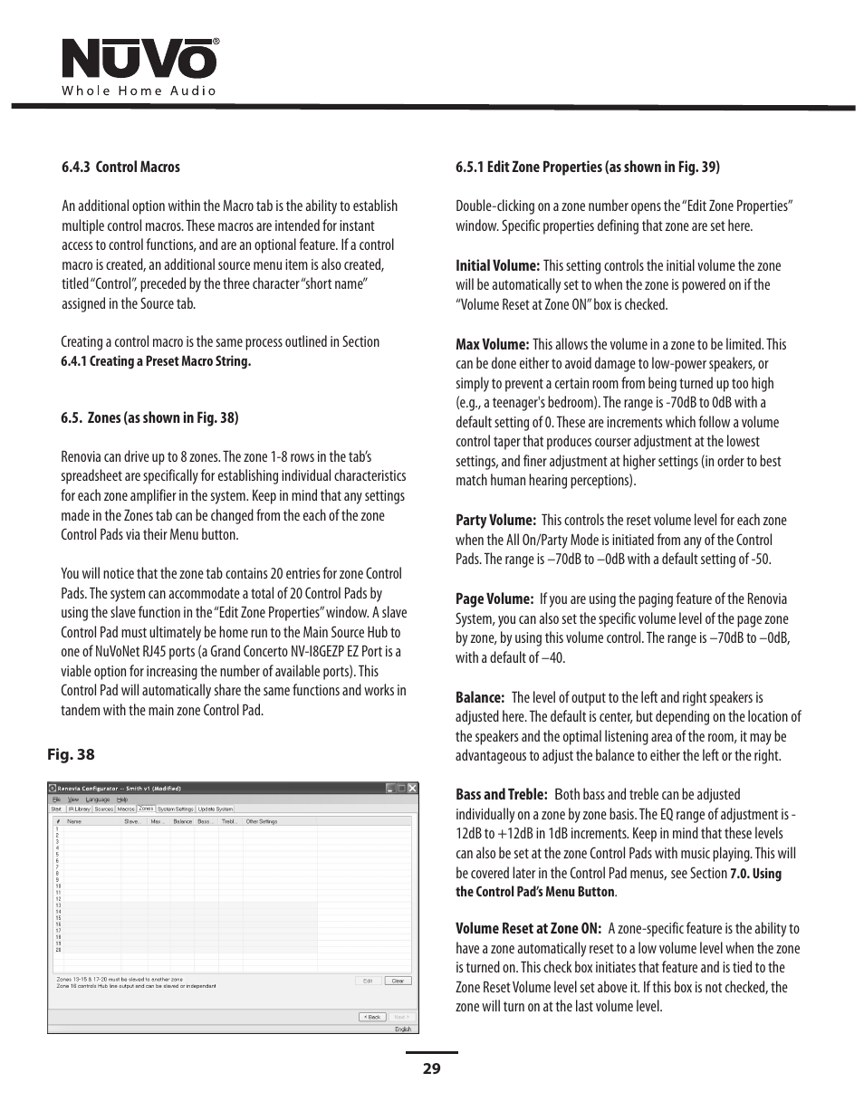 Nuvo Stereo System User Manual | Page 37 / 64