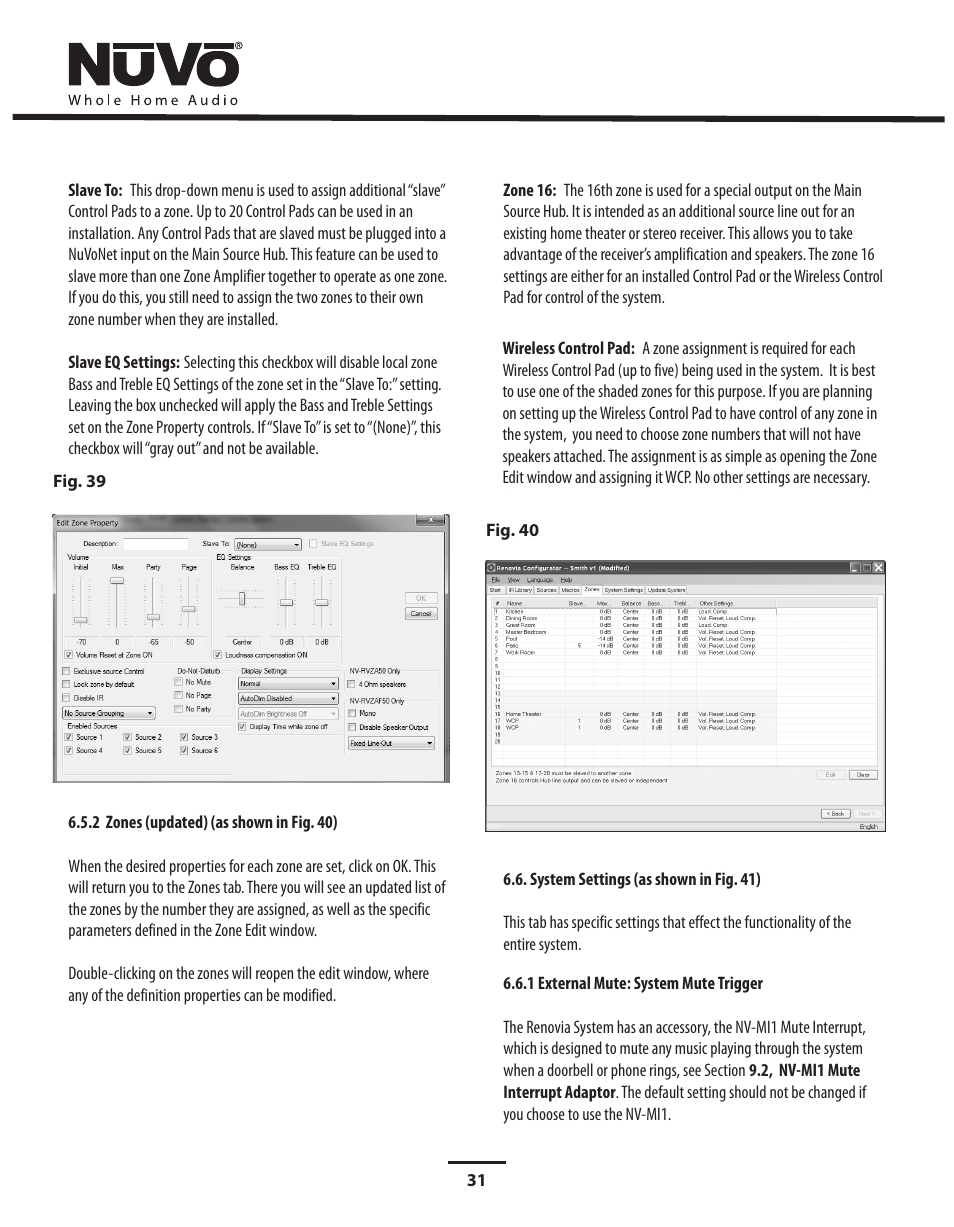 Nuvo Stereo System User Manual | Page 39 / 64