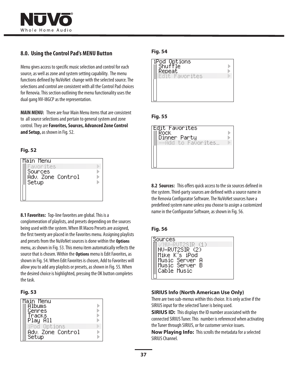 Nuvo Stereo System User Manual | Page 45 / 64