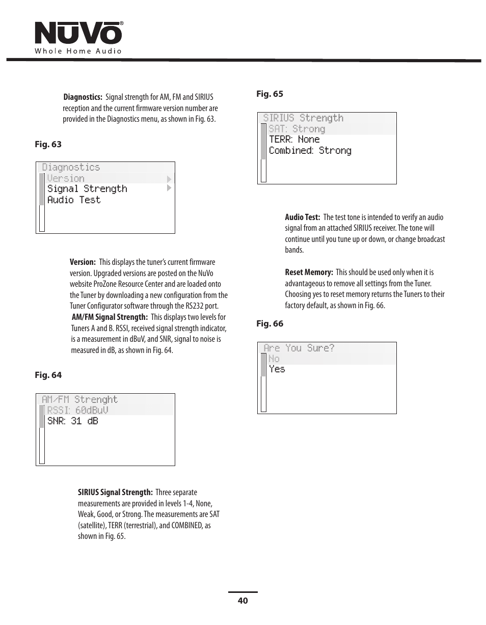 Nuvo Stereo System User Manual | Page 48 / 64