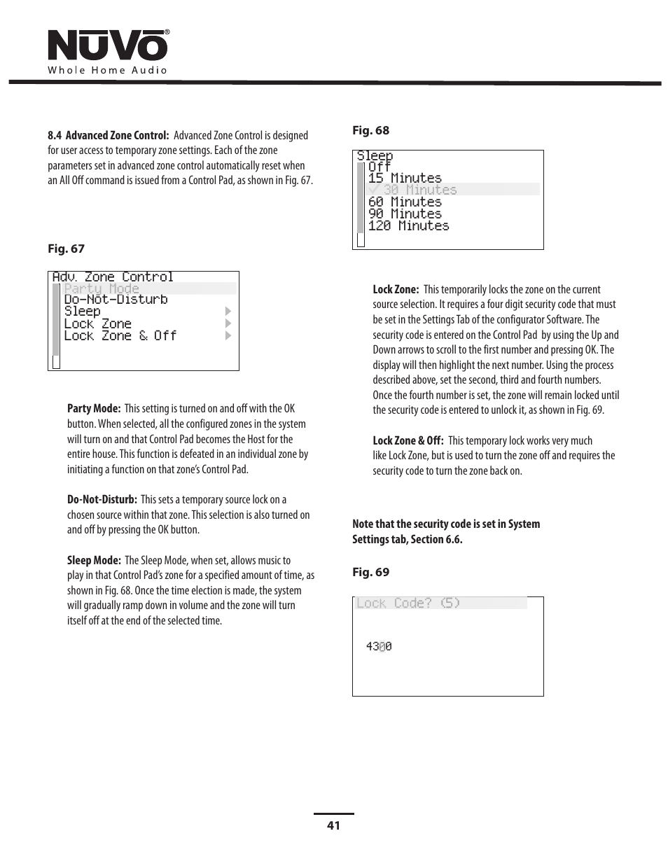 Nuvo Stereo System User Manual | Page 49 / 64