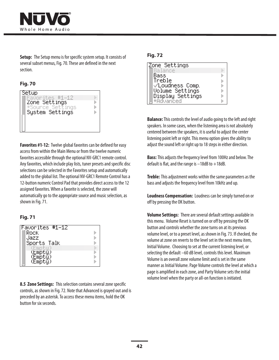 Nuvo Stereo System User Manual | Page 50 / 64