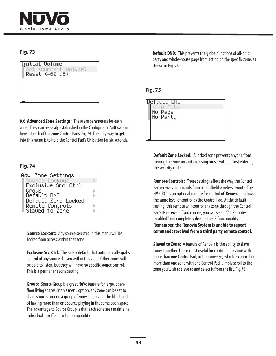 Nuvo Stereo System User Manual | Page 51 / 64