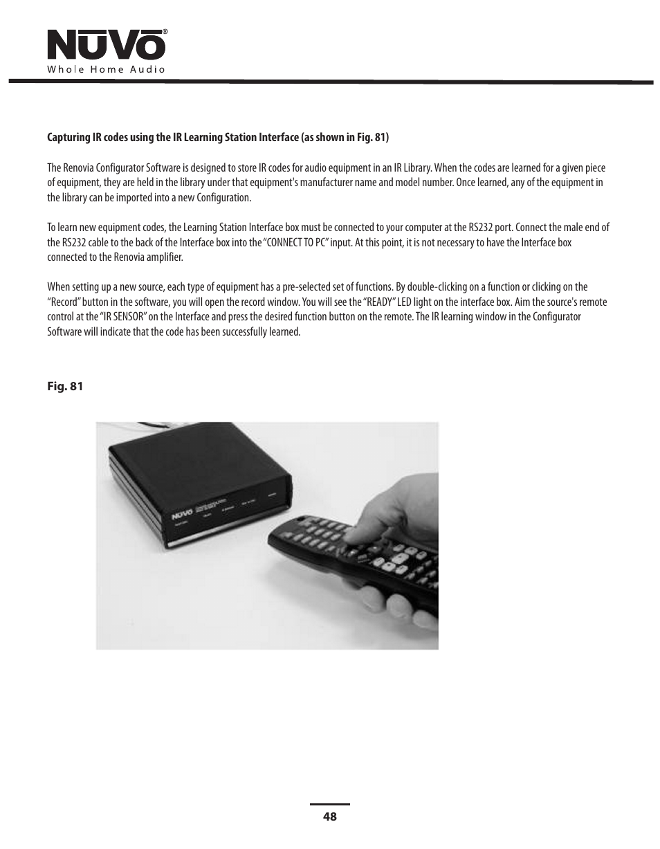 Nuvo Stereo System User Manual | Page 56 / 64