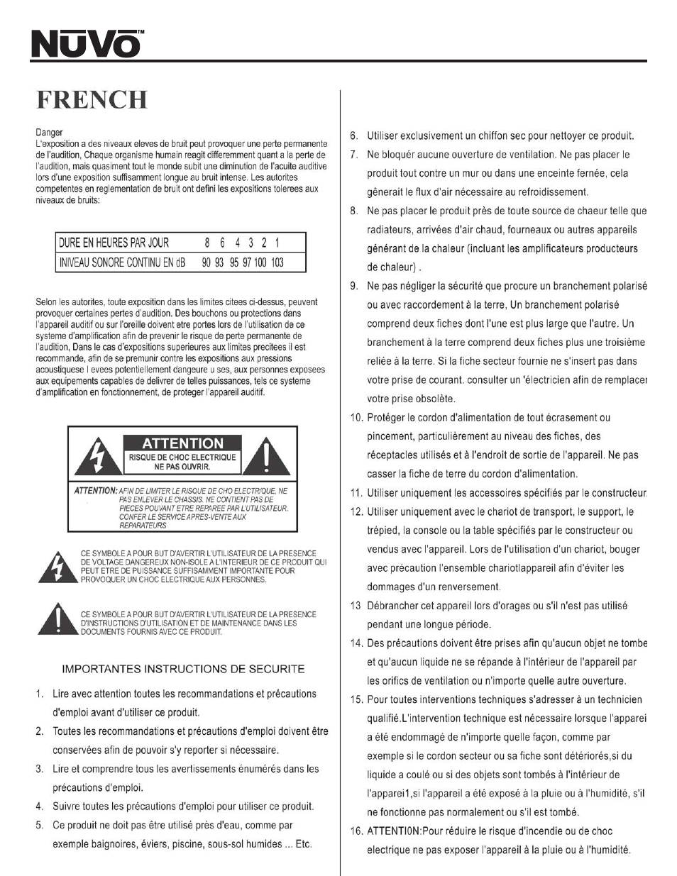 Nuvo NV-P2100 User Manual | Page 3 / 12