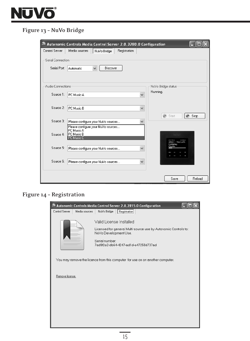 Fig 13 & 14 | Nuvo Music Port NV-MP User Manual | Page 17 / 46