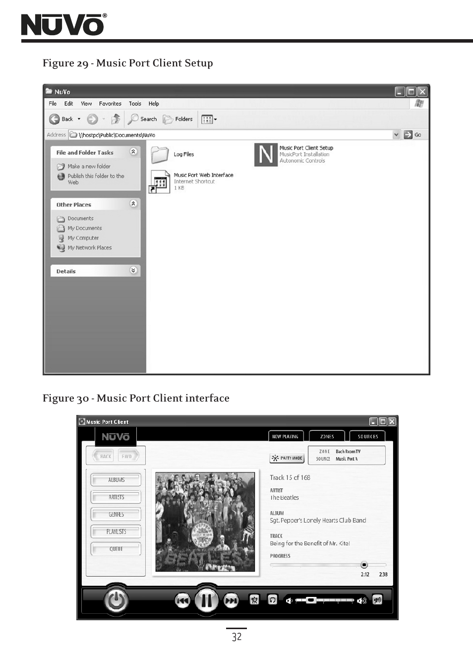 Nuvo Music Port NV-MP User Manual | Page 34 / 46