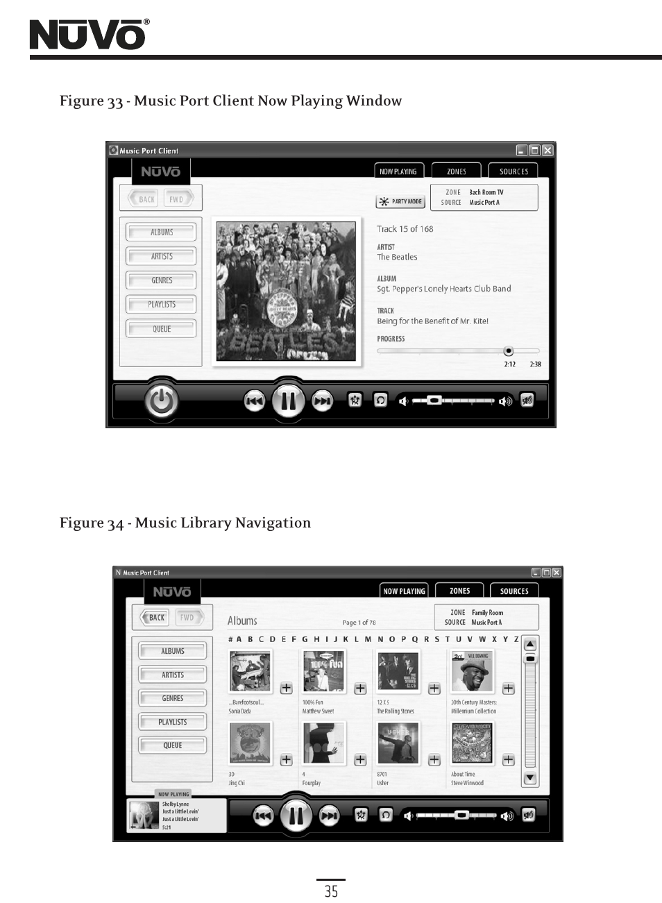 Nuvo Music Port NV-MP User Manual | Page 37 / 46