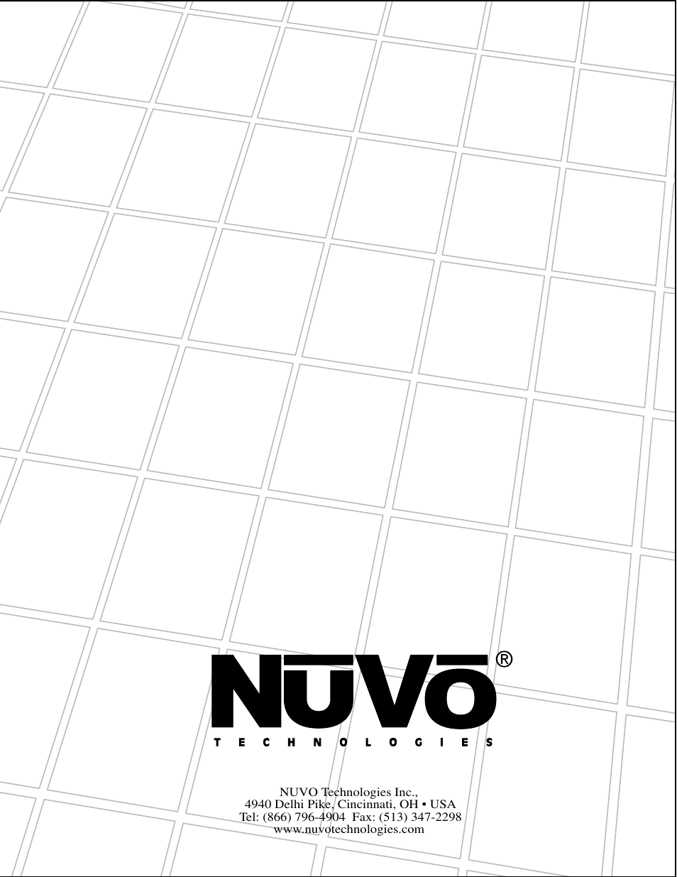 Nuvo NV-E6XS User Manual | Page 19 / 19