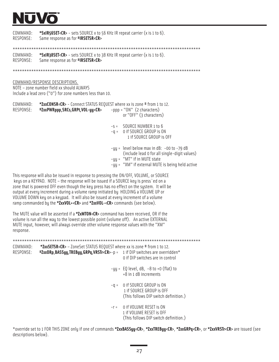 Nuvo NV-E6DMS User Manual | Page 27 / 32