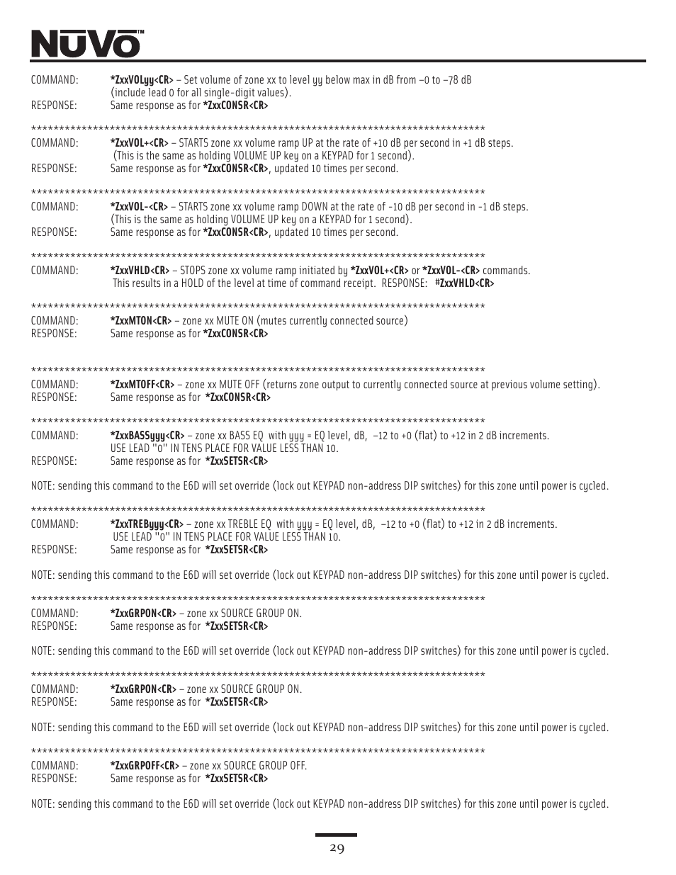 Nuvo NV-E6DMS User Manual | Page 29 / 32