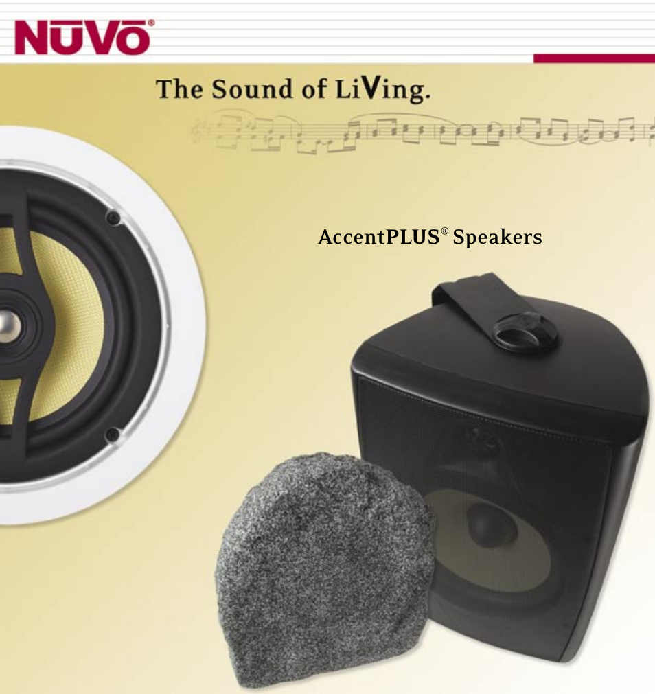 Nuvo AccentPLUS Speaker User Manual | 16 pages