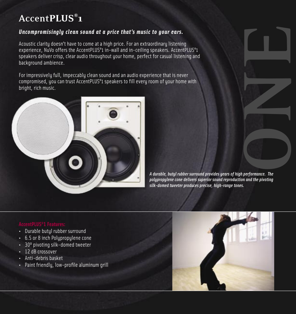 On e | Nuvo AccentPLUS Speaker User Manual | Page 4 / 16