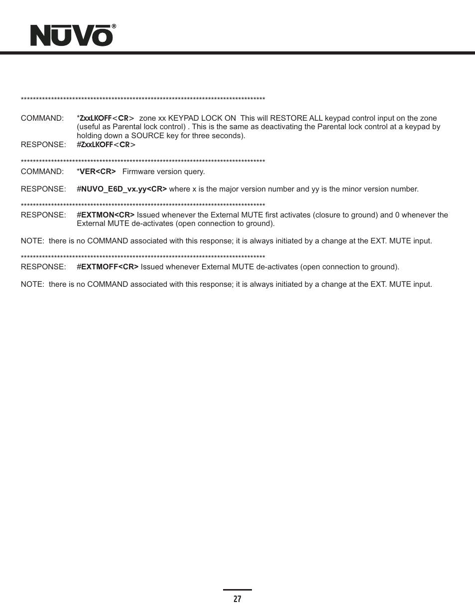 Nuvo NV-E6DMS-DC User Manual | Page 28 / 29