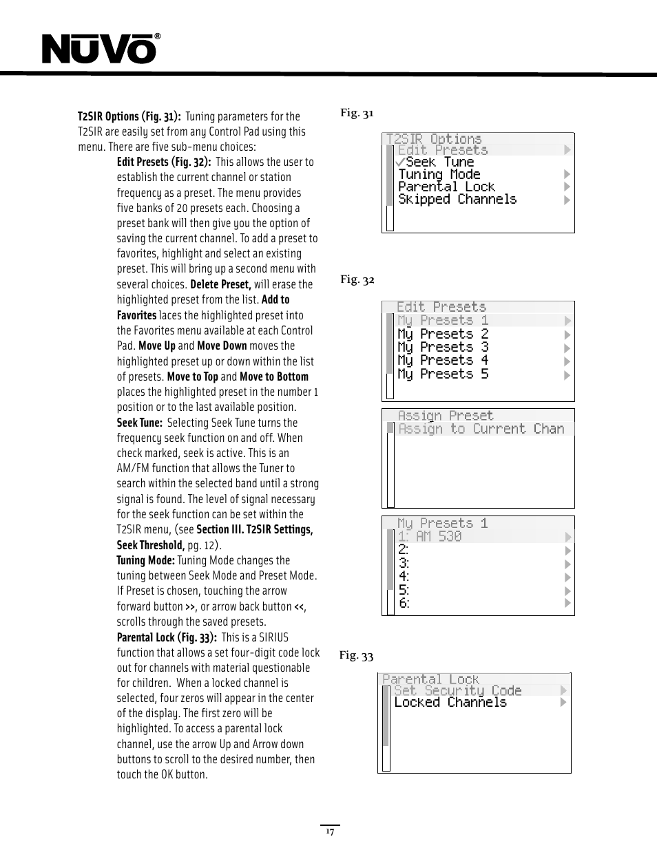 Nuvo NV-T2SIR User Manual | Page 22 / 30