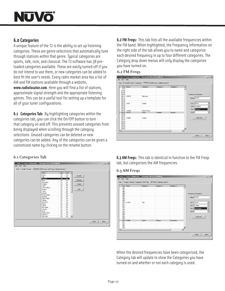 Nuvo T2 User Manual | Page 28 / 32