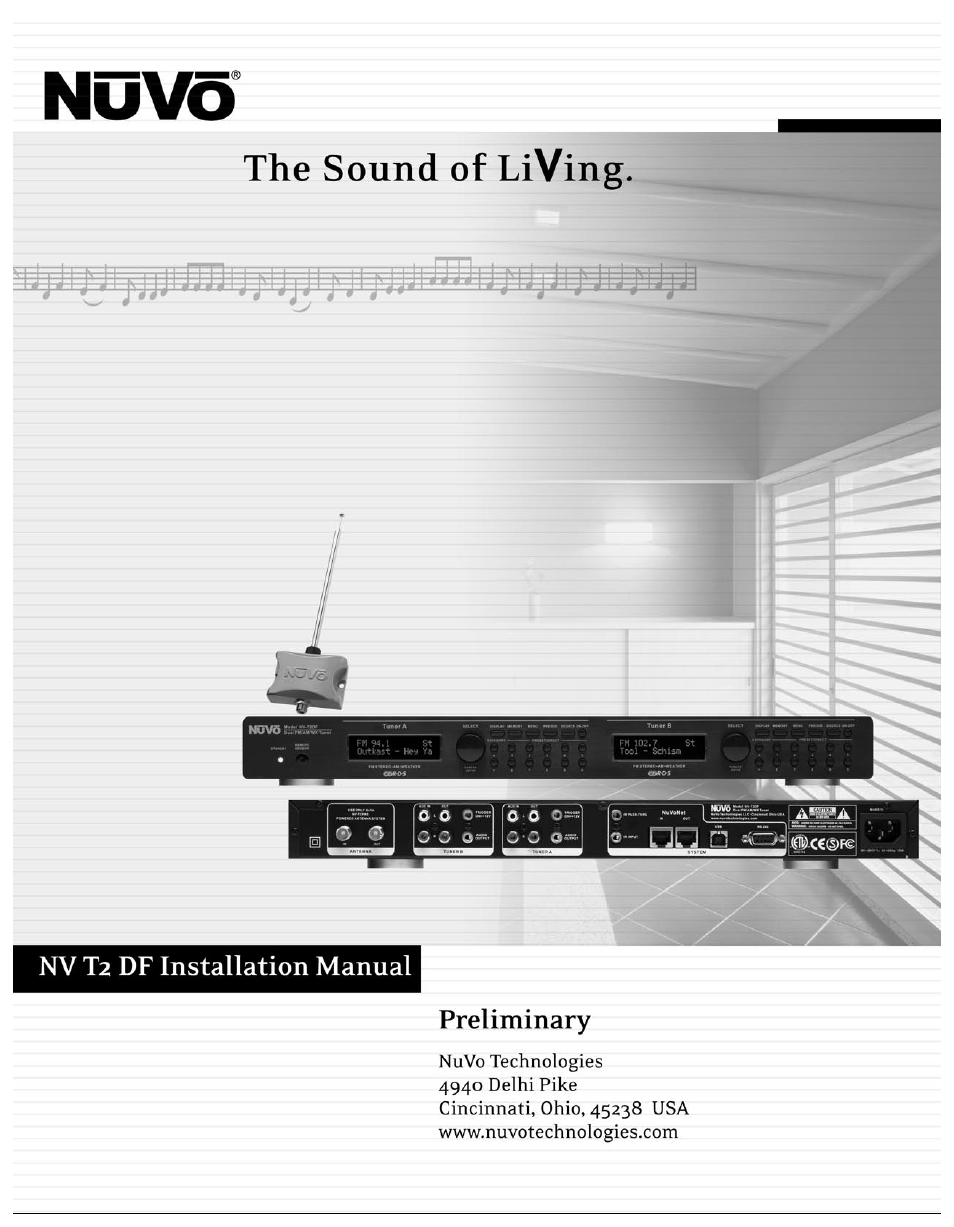 Nuvo NV-T2DF User Manual | 25 pages