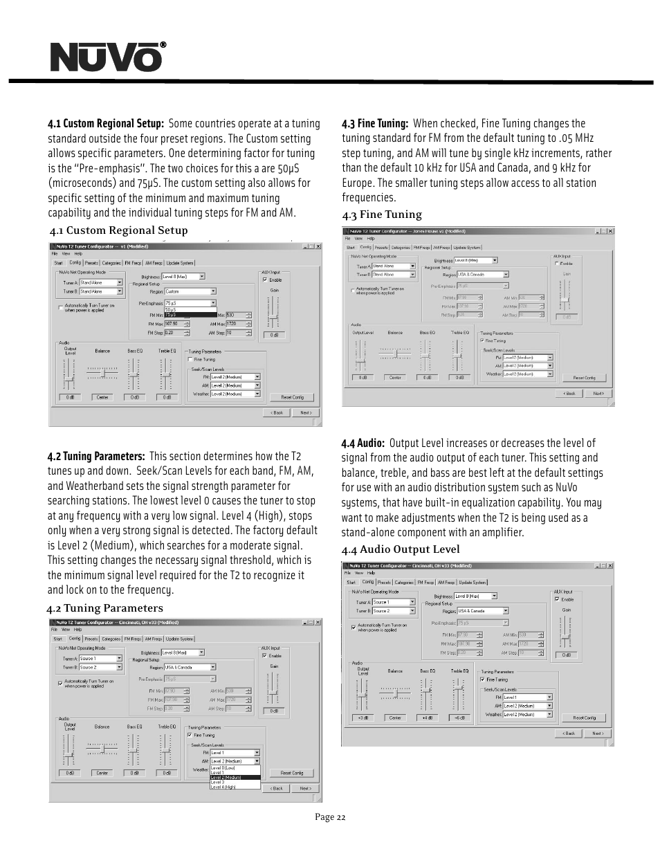 Nuvo NV-T2DF User Manual | Page 22 / 25