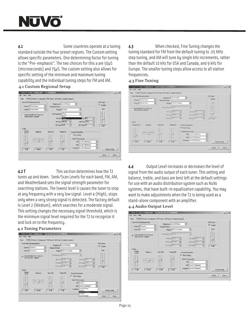 Nuvo NV-T2FX User Manual | Page 26 / 32