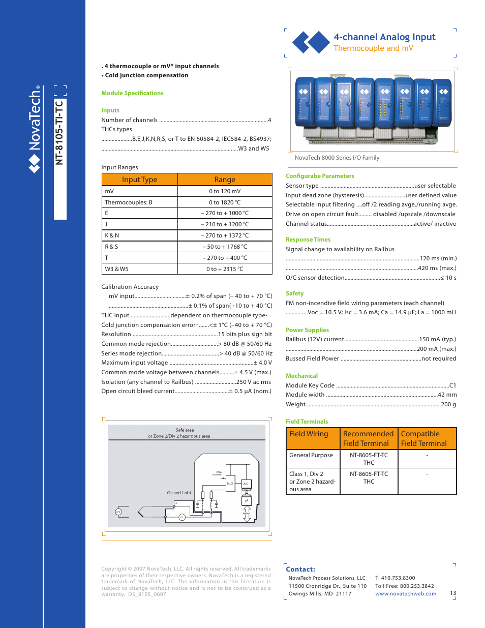 NotaTech 8000SeriesI/O User Manual | Page 13 / 28
