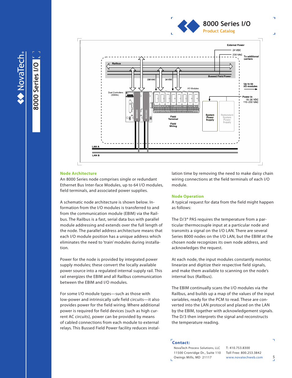 8000 series i/o | NotaTech 8000SeriesI/O User Manual | Page 5 / 28
