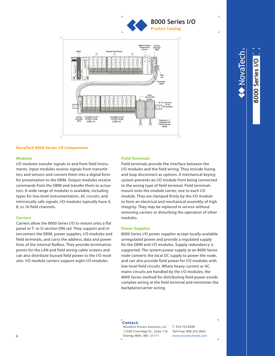 8000 series i/o | NotaTech 8000SeriesI/O User Manual | Page 6 / 28