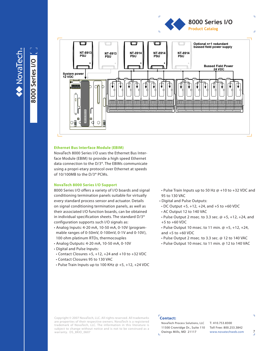 8000 series i/o | NotaTech 8000SeriesI/O User Manual | Page 7 / 28