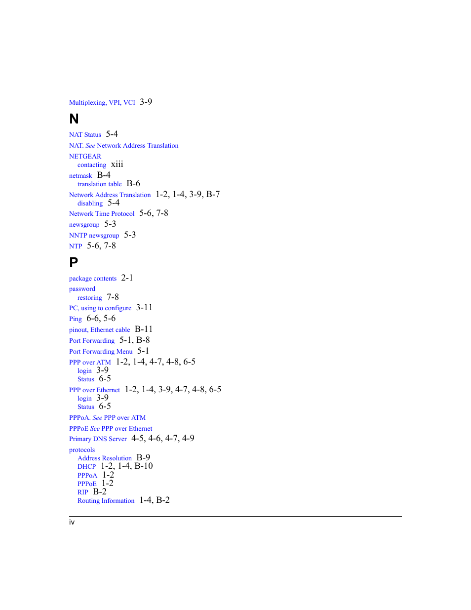 NETGEAR DG814 DSL User Manual | Page 110 / 112