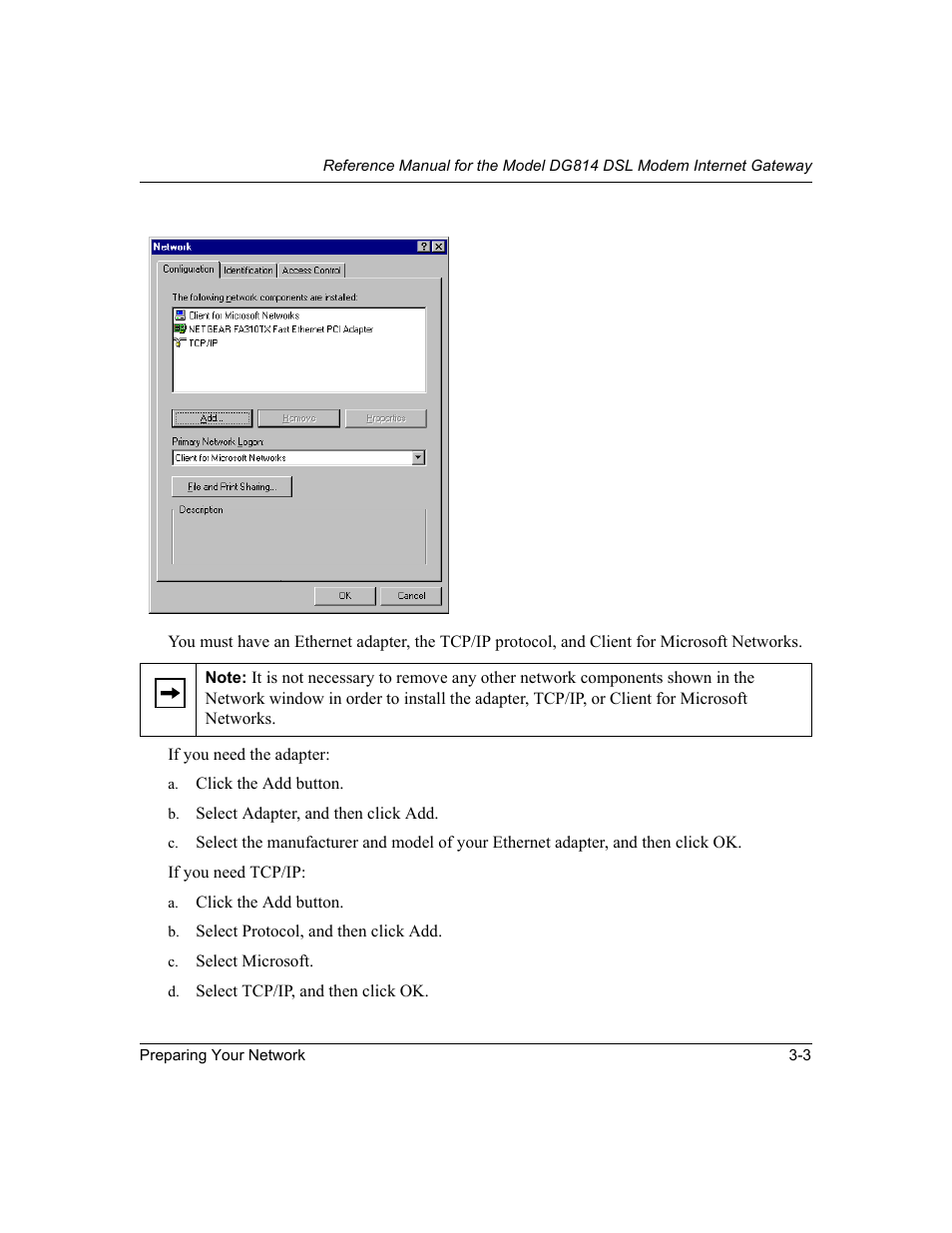 NETGEAR DG814 DSL User Manual | Page 33 / 112