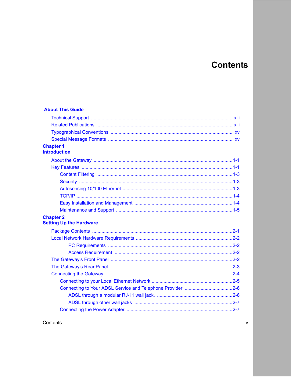 NETGEAR DG814 DSL User Manual | Page 5 / 112