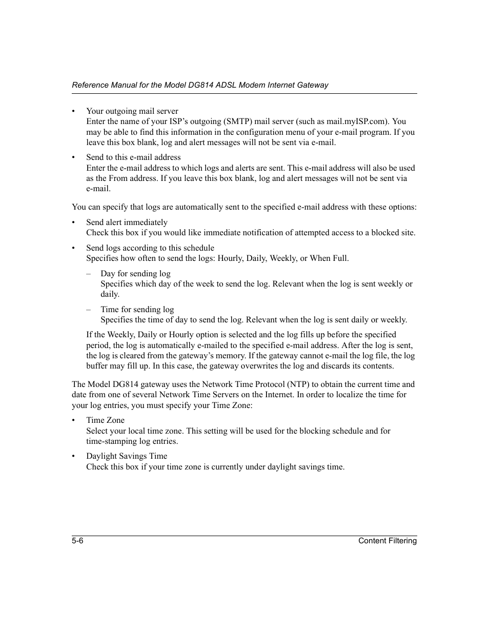 NETGEAR DG814 DSL User Manual | Page 58 / 112
