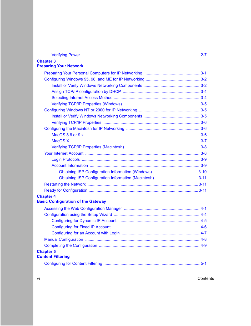 NETGEAR DG814 DSL User Manual | Page 6 / 112