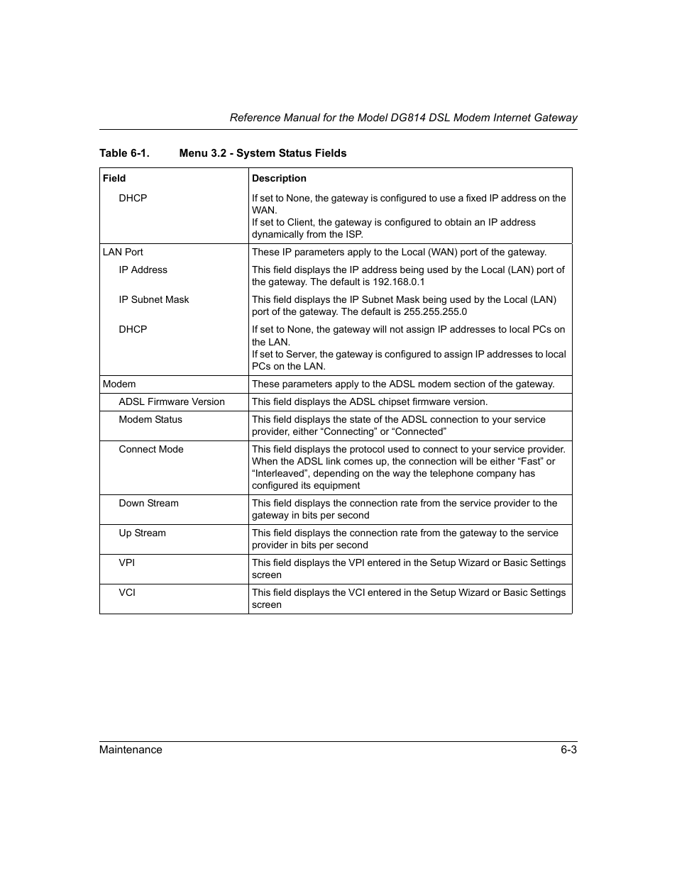 NETGEAR DG814 DSL User Manual | Page 61 / 112