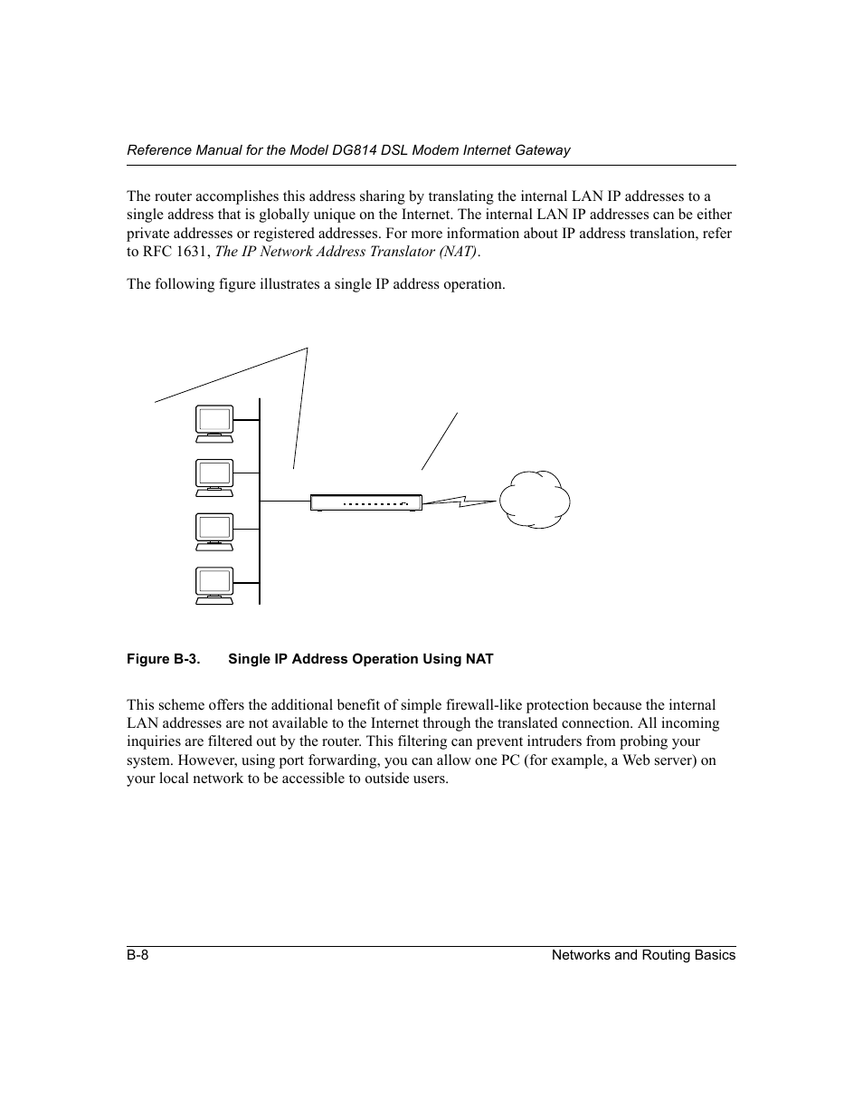 Figure b-3 | NETGEAR DG814 DSL User Manual | Page 98 / 112