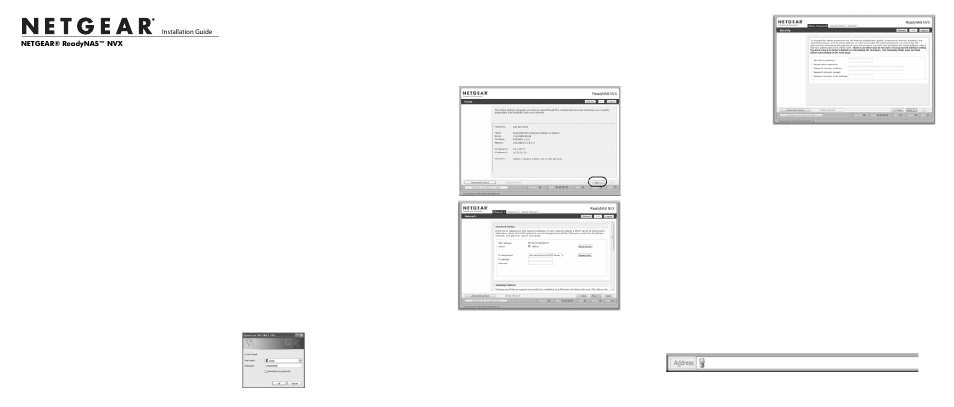 NETGEAR ReadyNAS NVX User Manual | 2 pages