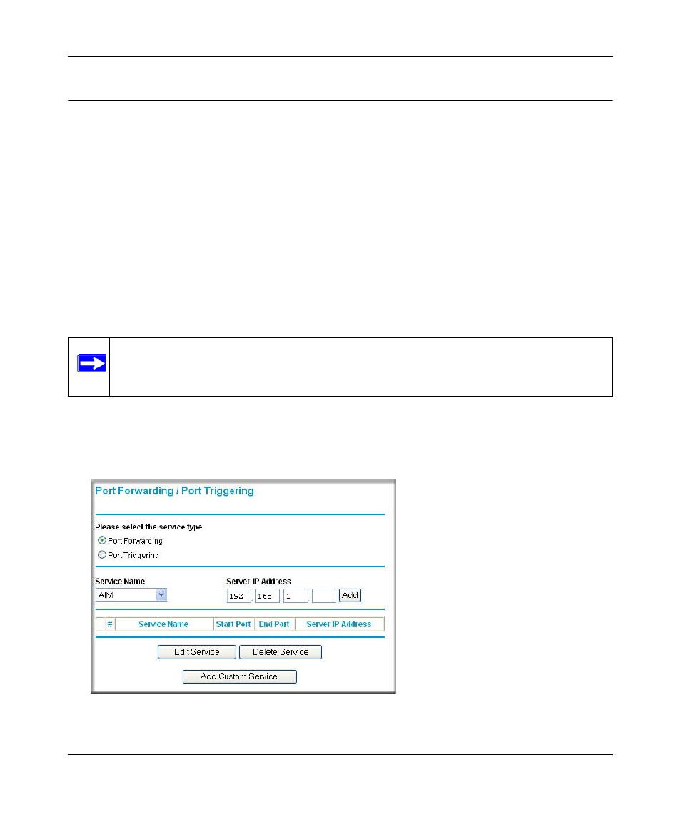 Configuring port forwarding to local servers, Configuring port forwarding to local servers -8 | NETGEAR WPNT834 User Manual | Page 87 / 107